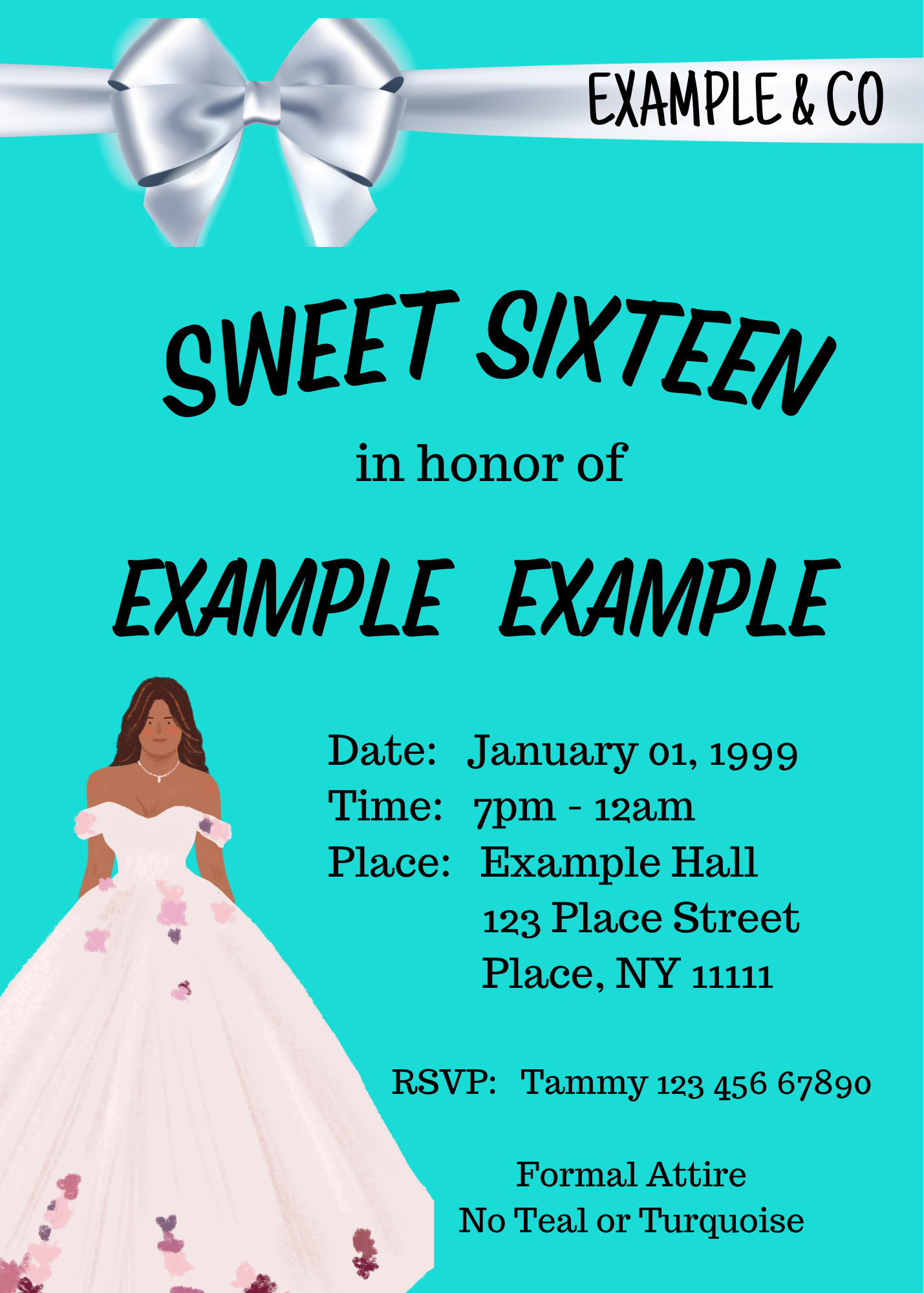 Sweet Sixteen Invitation